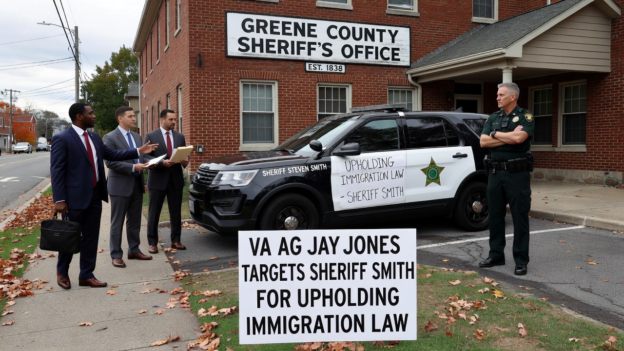 Virginia Attorney General Jay Jones Targets Greene County Sheriff Steven Smith for Upholding Immigration Law