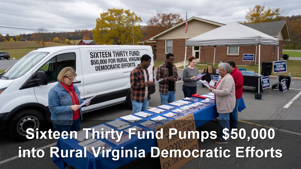 Sixteen Thirty Fund Pumps $50,000 into Rural Virginia Democratic Efforts