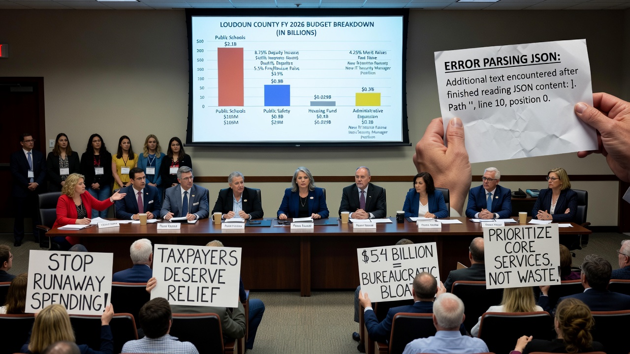 Loudoun County Approves Bloated $5.4 Billion Budget Amid Conservative Calls for Tax Relief