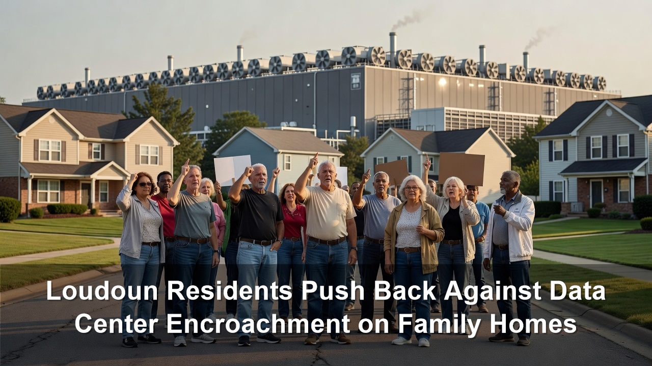 Loudoun Residents Push Back Against Data Center Encroachment on Family Homes