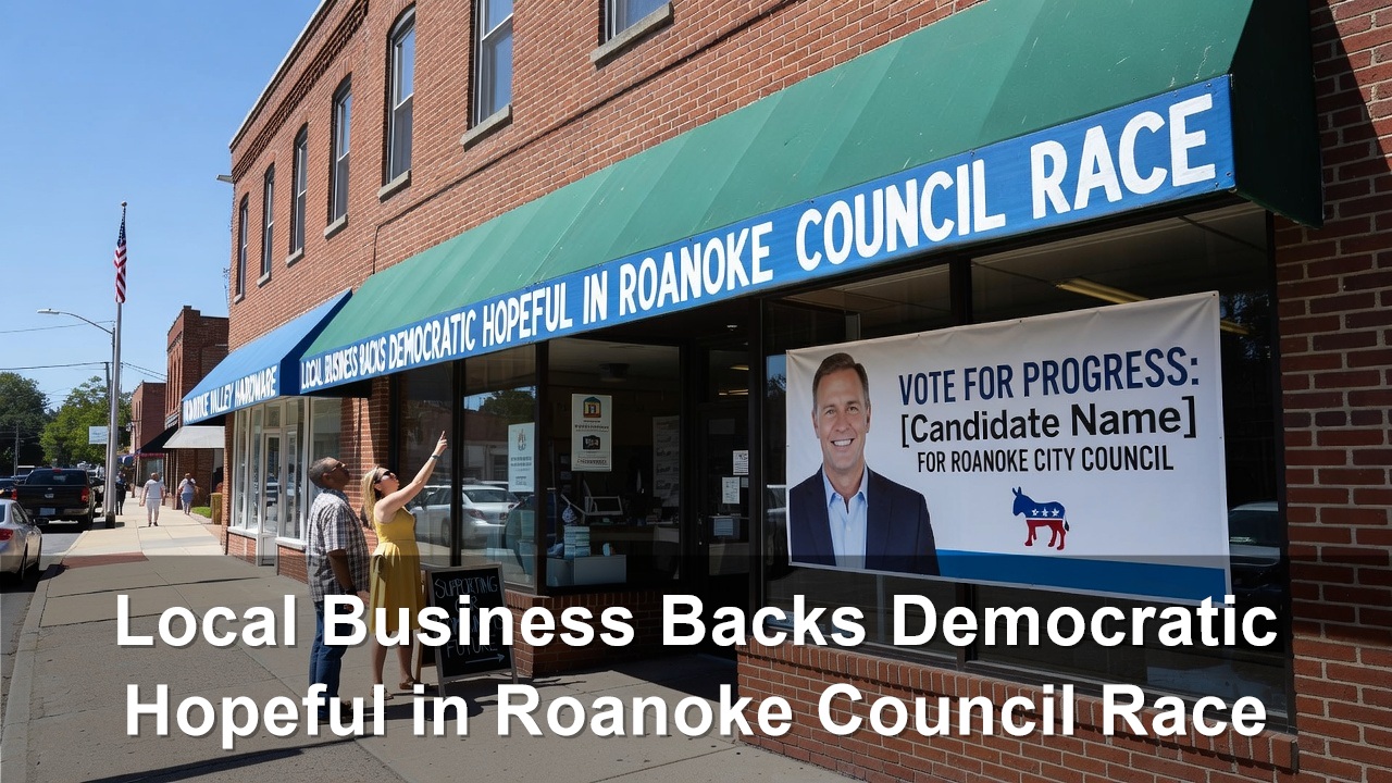 Local Business Star City Signs Backs Democratic Hopeful Raekwon Moore in Roanoke Council Race