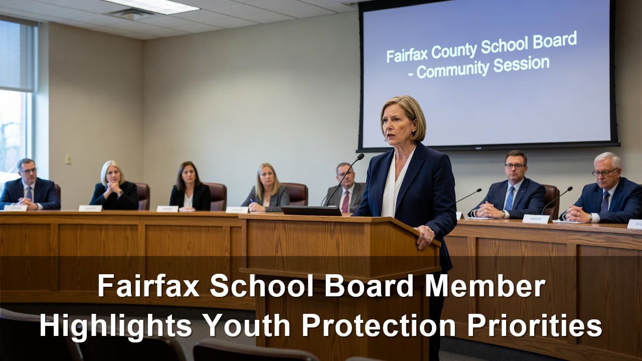 Fairfax School Board Member Highlights Youth Protection Priorities