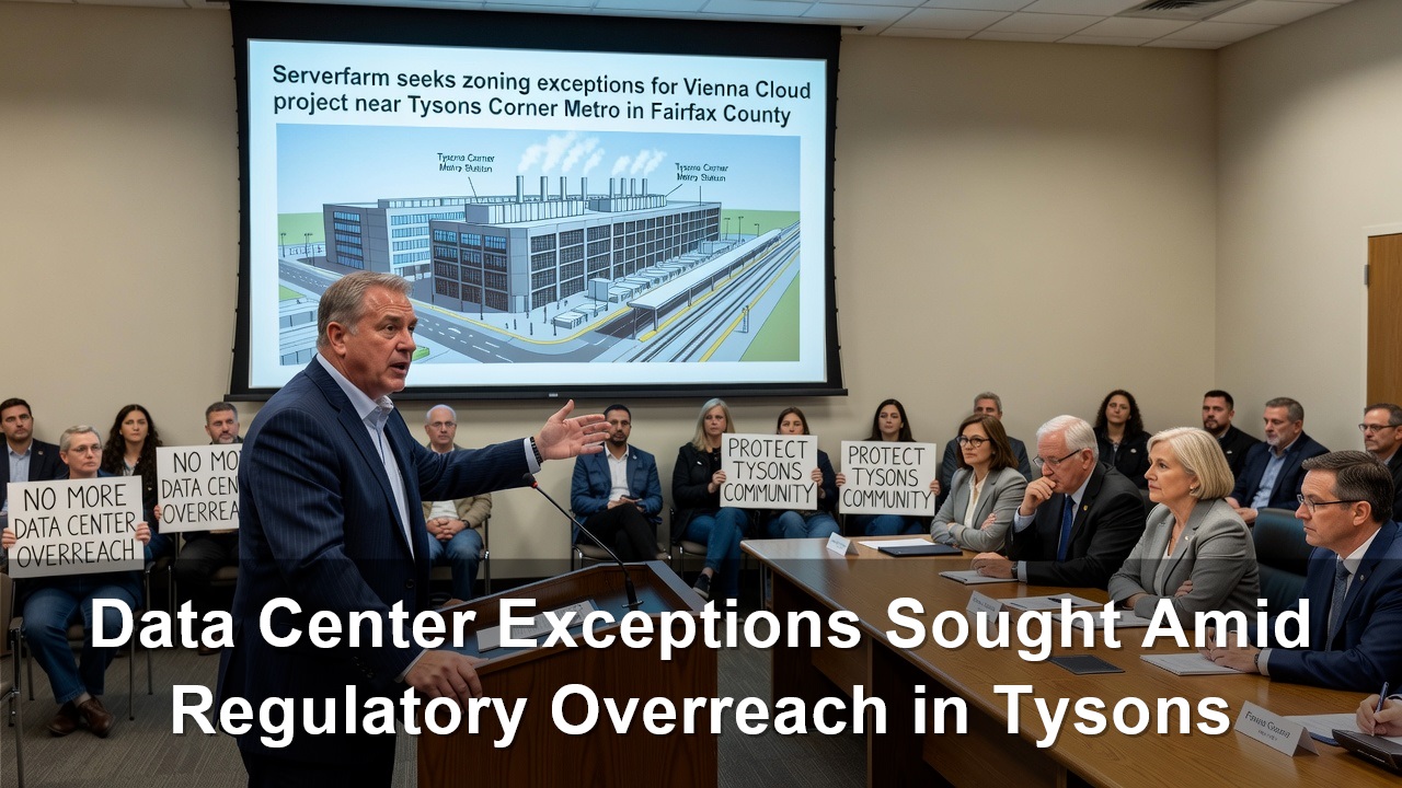 Data Center Exceptions Sought Amid Regulatory Overreach in Tysons