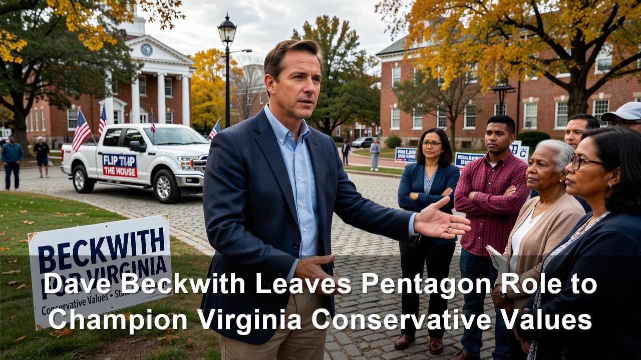 Dave Beckwith Leaves Pentagon Role to Champion Virginia Conservative Values