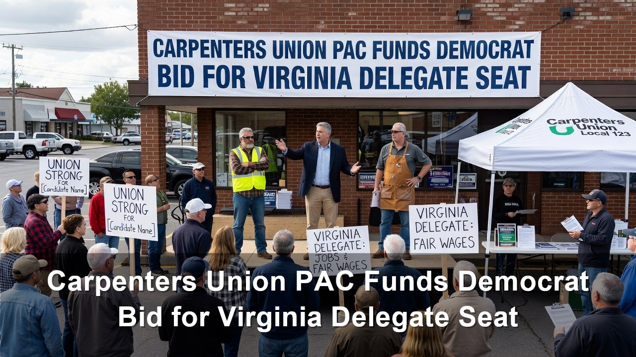 Carpenters Union PAC Funds Democrat Sonia Vasquez Luna Bid for Virginia Delegate Seat