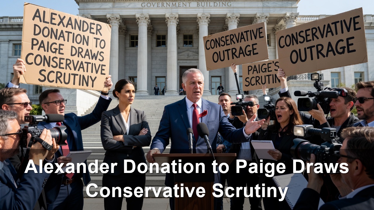 Alexander Donation to John Paige Draws Conservative Scrutiny