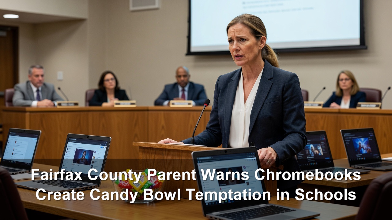 Fairfax County Parent Warns Chromebooks Create Candy Bowl Temptation in Schools