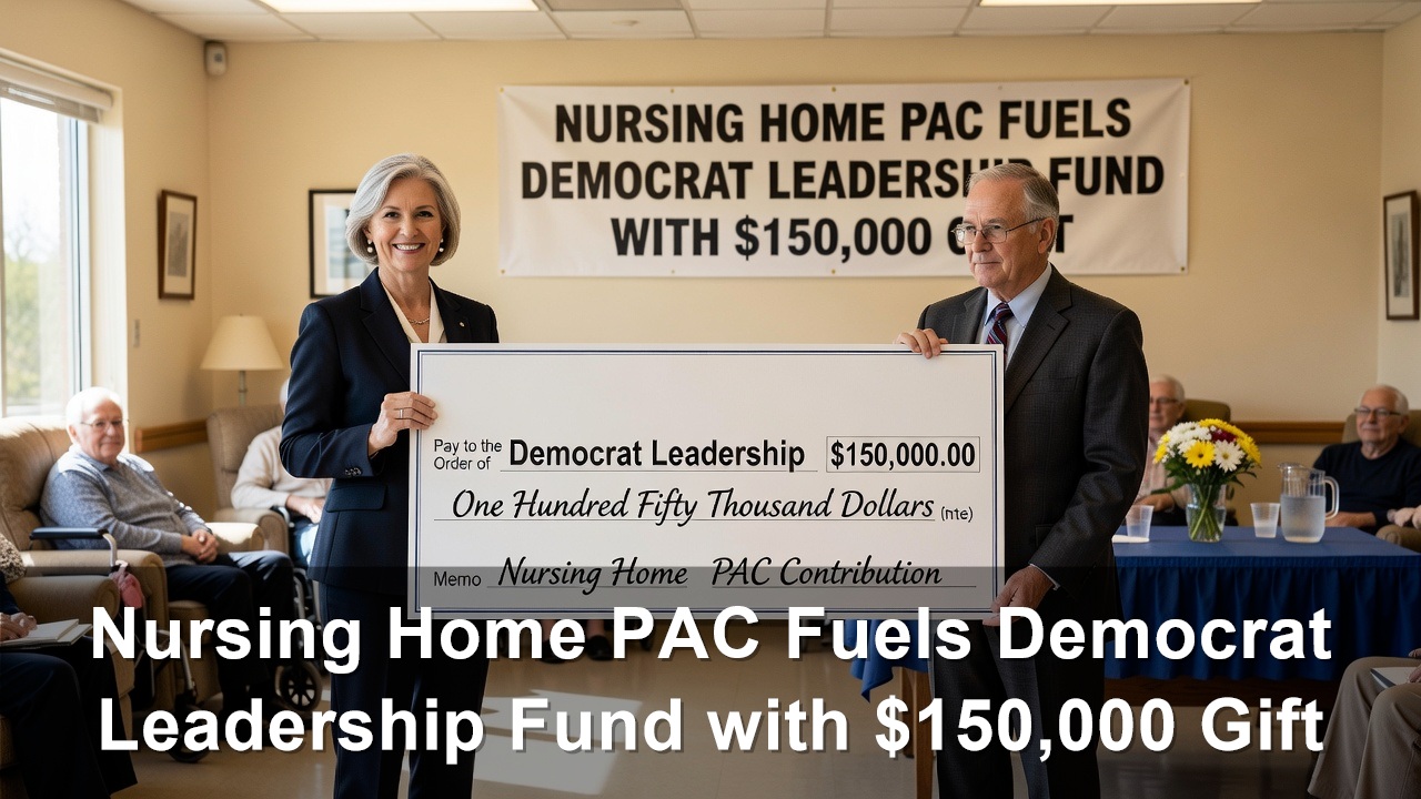 Nursing Home PAC Fuels Democrat Leadership Fund with $150,000 Gift