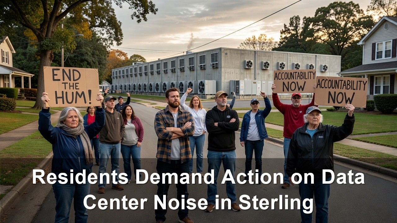 Residents Demand Action on Data Center Noise in Sterling, Virginia