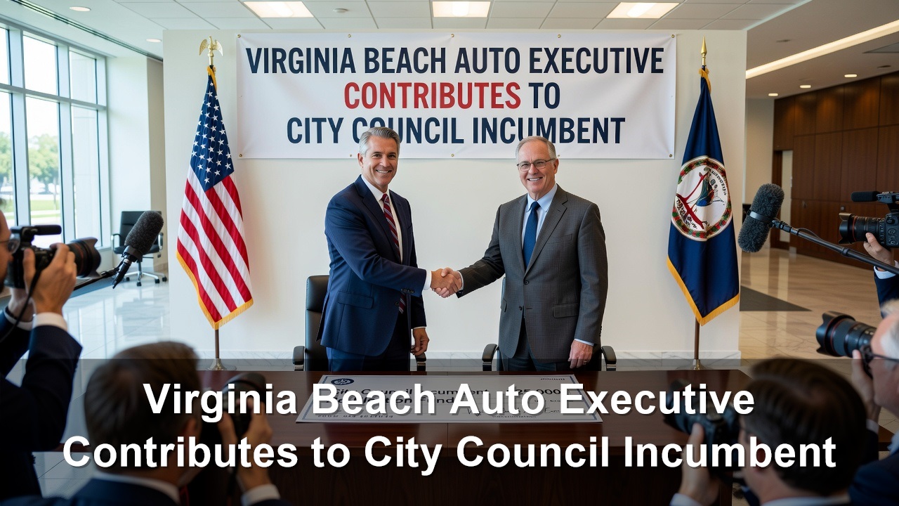 Virginia Beach Auto Executive Stephen Snyder Contributes to City Council Incumbent