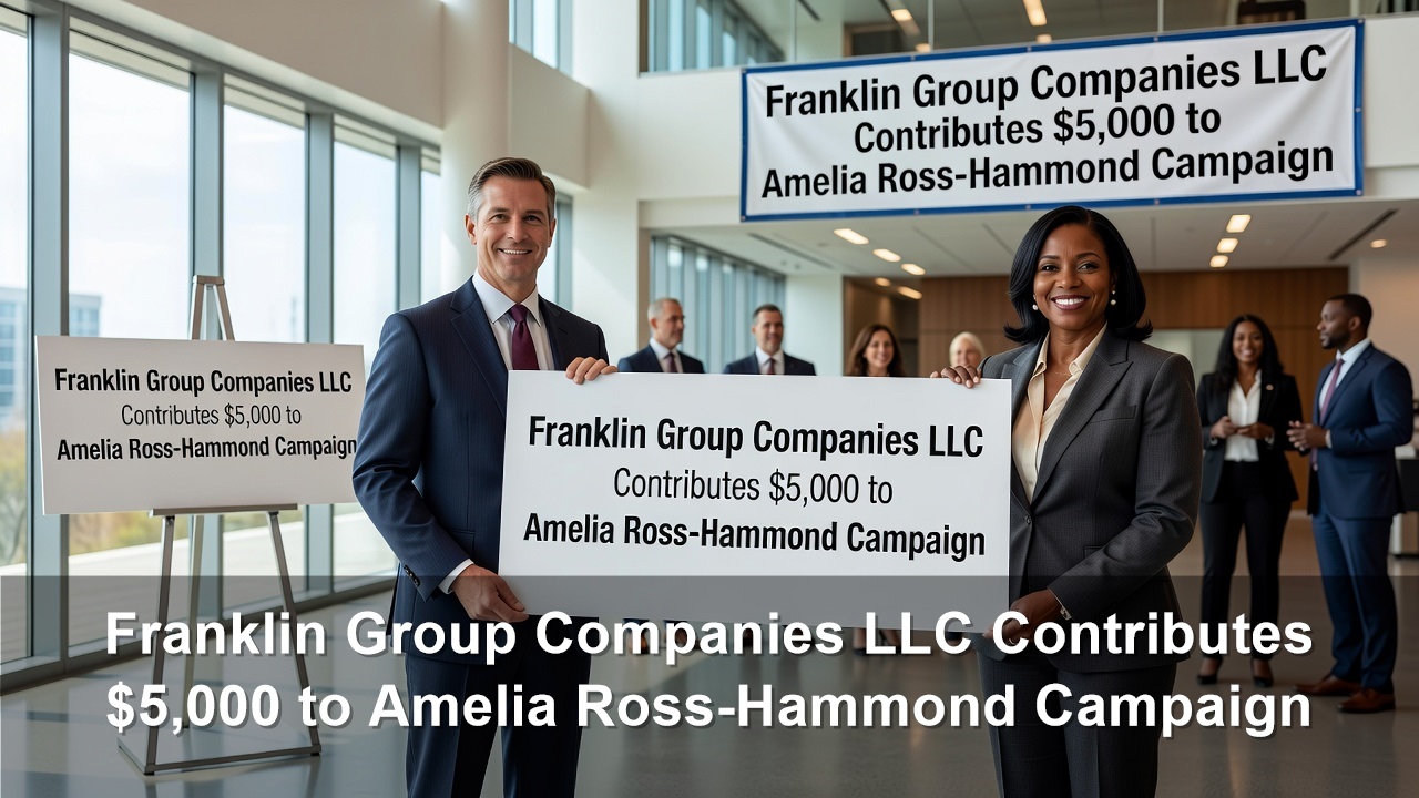 Real Estate Firm Franklin Group Companies LLC Contributes $5,000 to Amelia Ross-Hammond Campaign