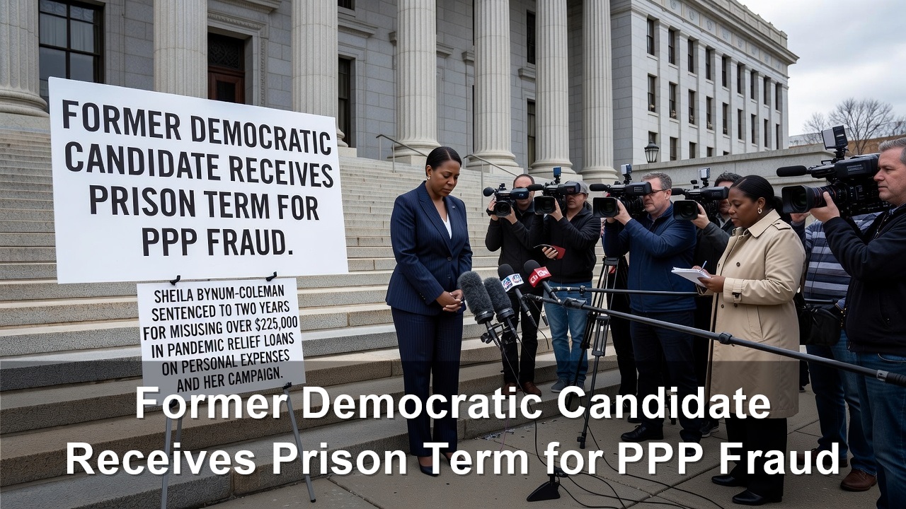 Former Democratic Candidate Sheila Bynum-Coleman Receives Prison Term for PPP Fraud
