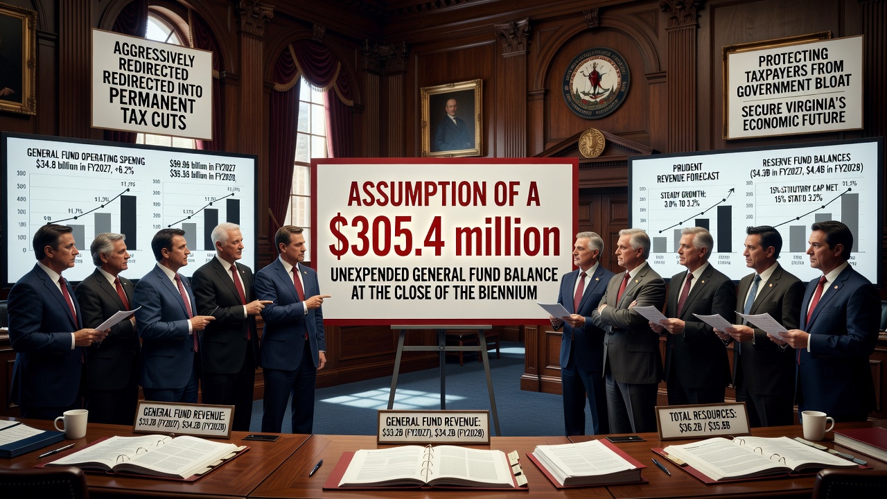 Virginia’s $305.4 Million Surplus Demands Immediate Tax Relief and Spending Cuts