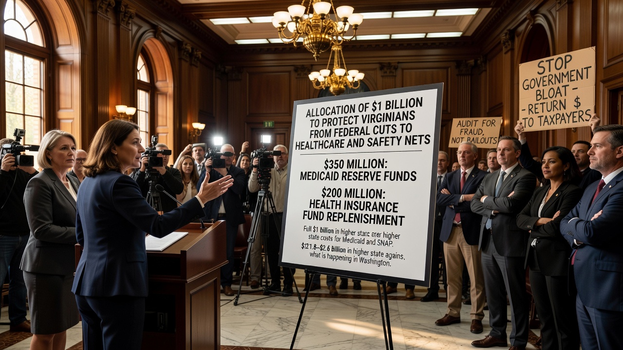 Virginia Lawmakers Allocate $1 Billion to Backfill Federal Healthcare Cuts, Sparking Overspending Concerns