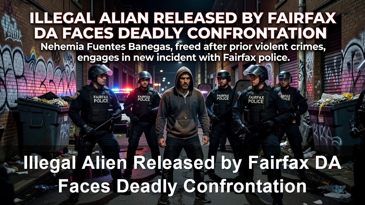 Illegal Alien Released by Fairfax DA Faces Deadly Confrontation