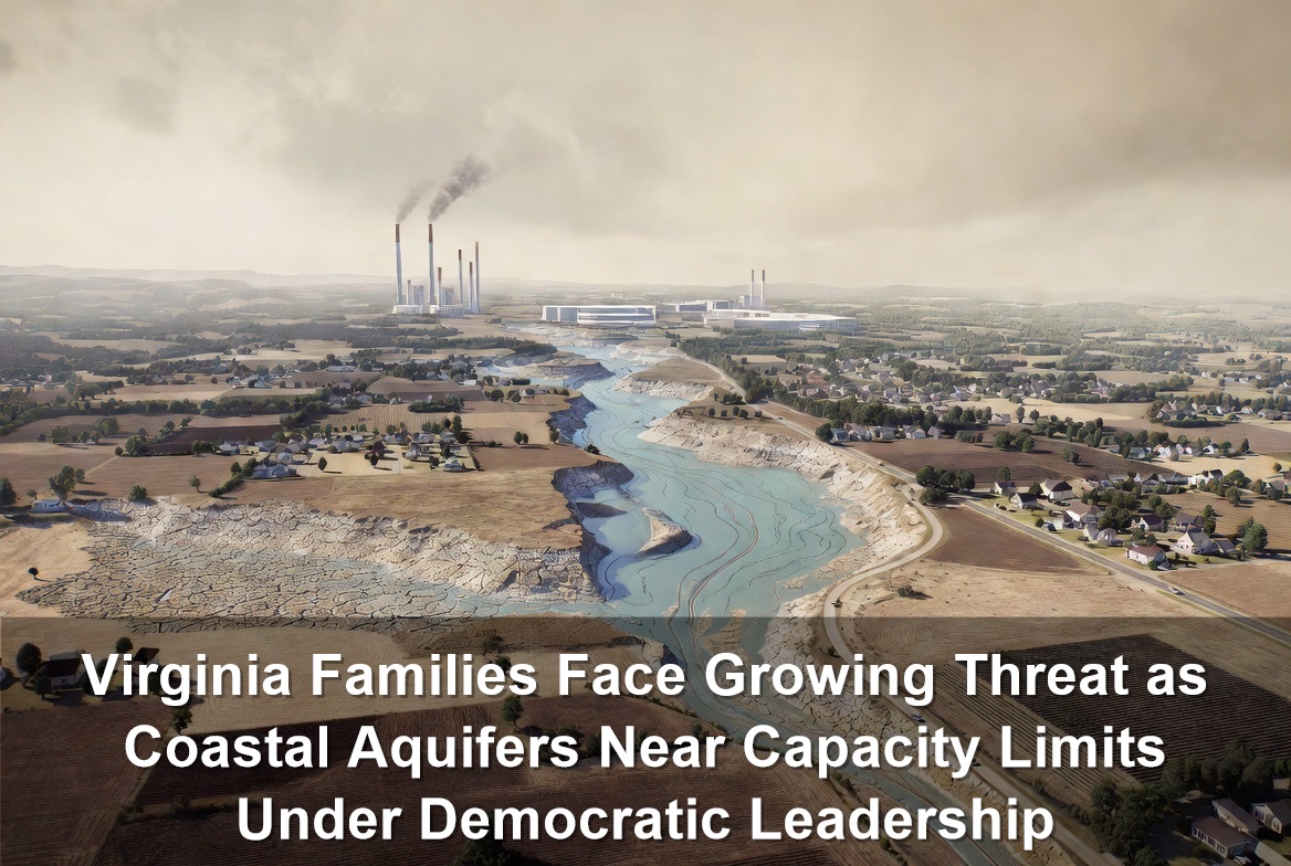Virginia Families Face Growing Threat as Coastal Aquifers Near Capacity Limits Under Democratic Leadership