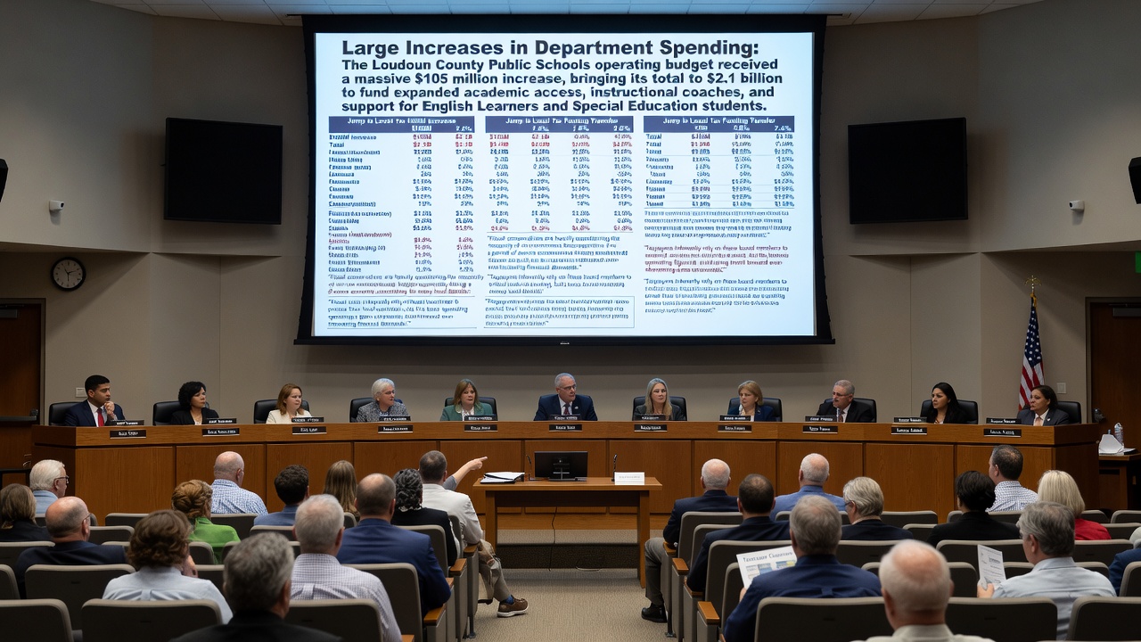 Loudoun County Public Schools Passes $2.1 Billion Budget Amid Taxpayer Concerns Over Historic Spending