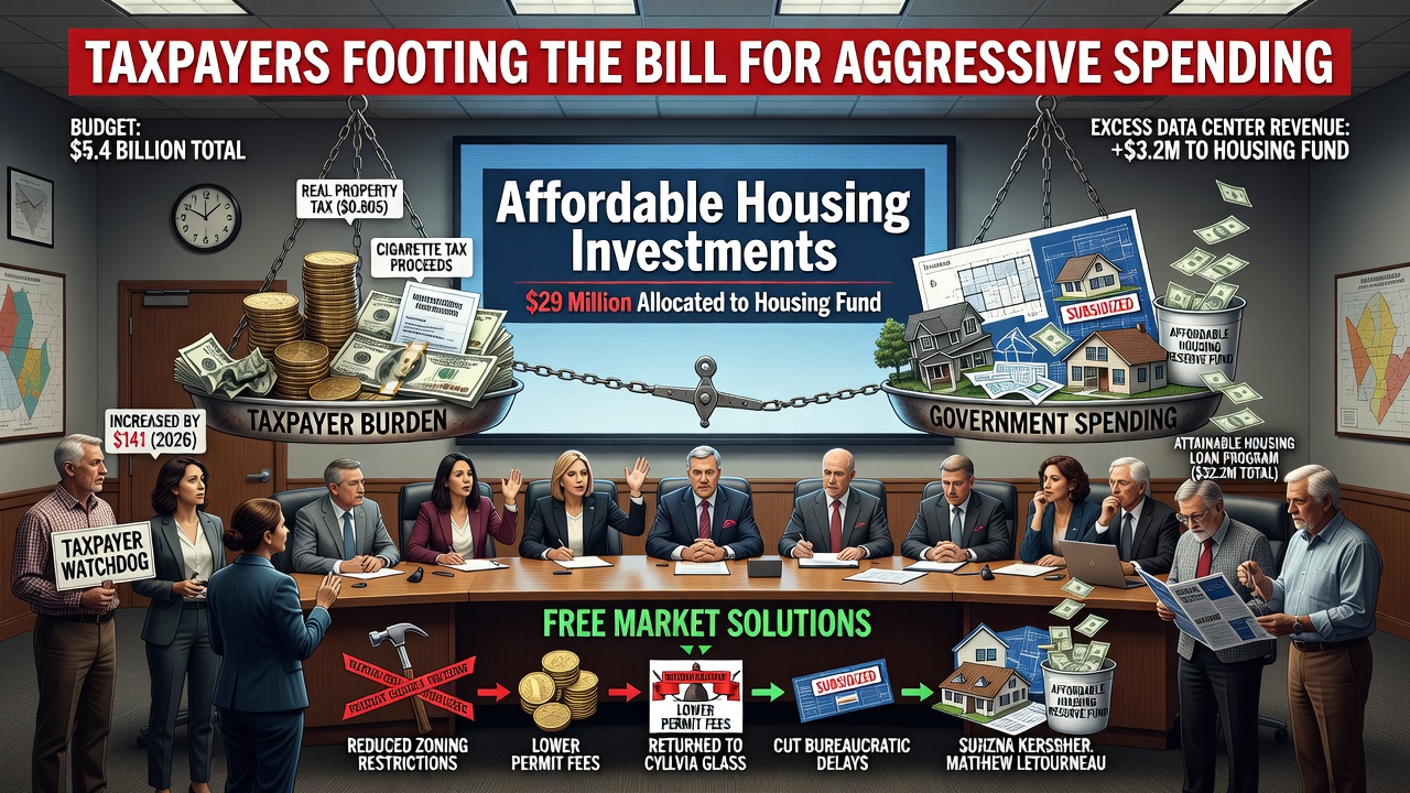 Loudoun County Pushes $32 Million into Subsidized Housing Amid Bloated $5.4 Billion Budget