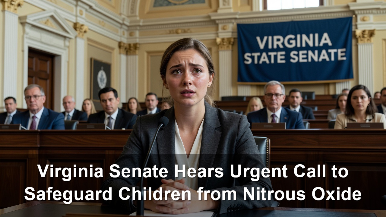 Virginia Senate Hears Urgent Call to Safeguard Children from Nitrous Oxide