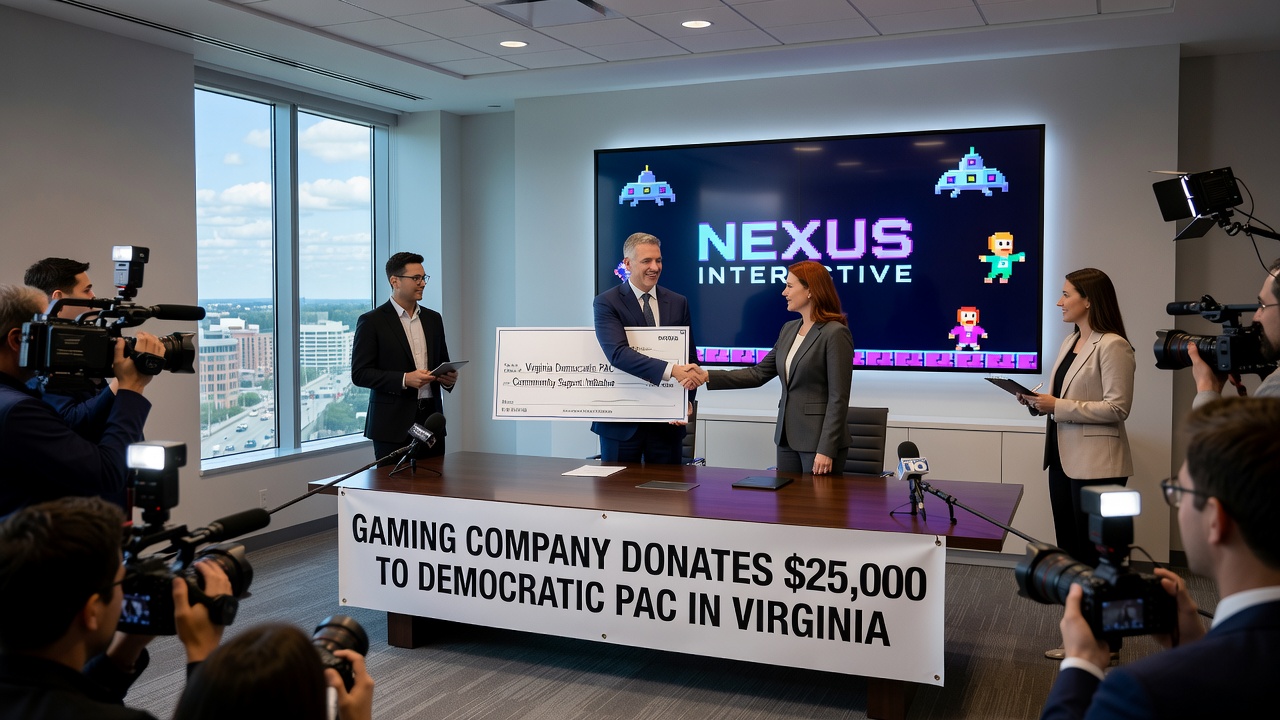 Gaming Company Donates $25,000 to Democrat PAC in Virginia
