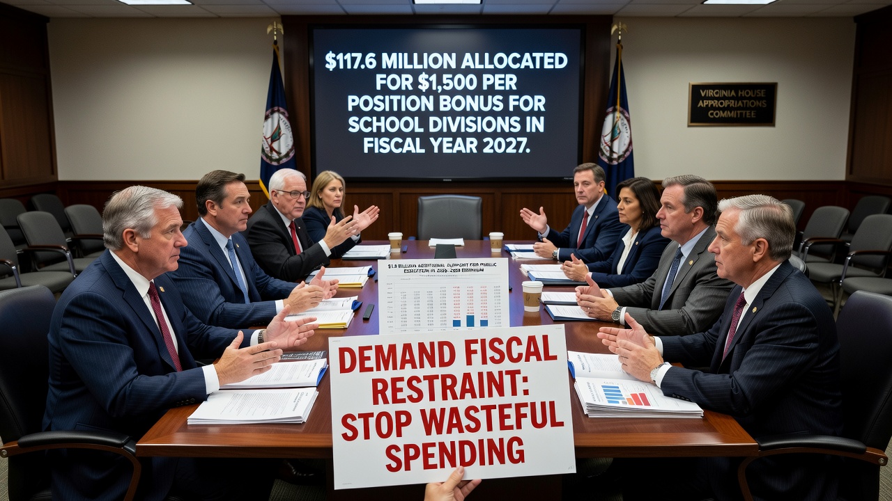 Virginia Taxpayers Face Another Massive Bill as State Approves $117.6 Million for School Bonuses