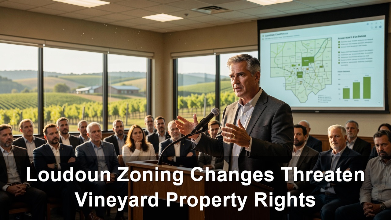 Loudoun Zoning Changes Threaten Vineyard Property Rights
