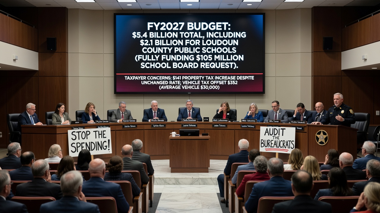 Loudoun County Advances Massive $5.4 Billion Budget Amid Conservative Calls to Cut Wasteful Education Spending