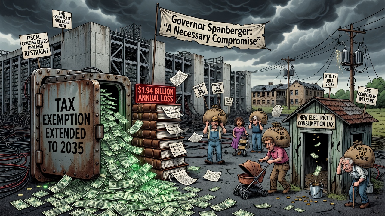 Virginia’s $1.94 Billion Data Center Giveaway: A Colossal Failure of Fiscal Restraint