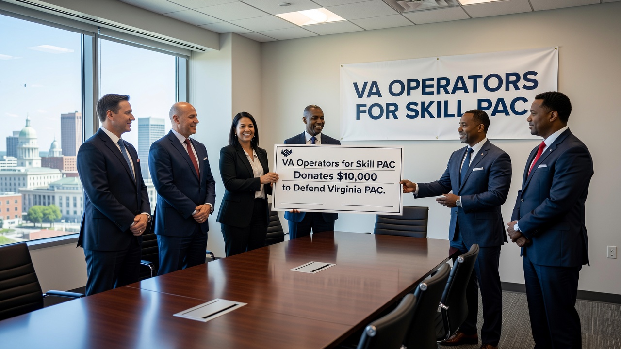 VA Operators for Skill PAC Donates $10,000 to Democrat run Defend Virginia PAC