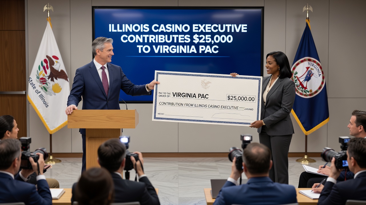 Illinois Casino Executive Contributes $25,000 to Virginia Democrat PAC