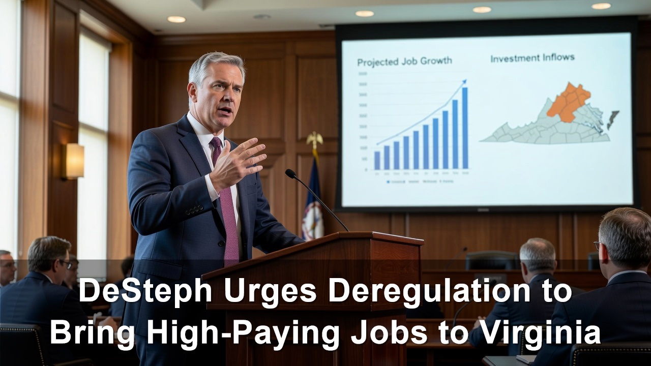 Senator Bill DeSteph Urges Deregulation to Bring High-Paying Jobs to Virginia
