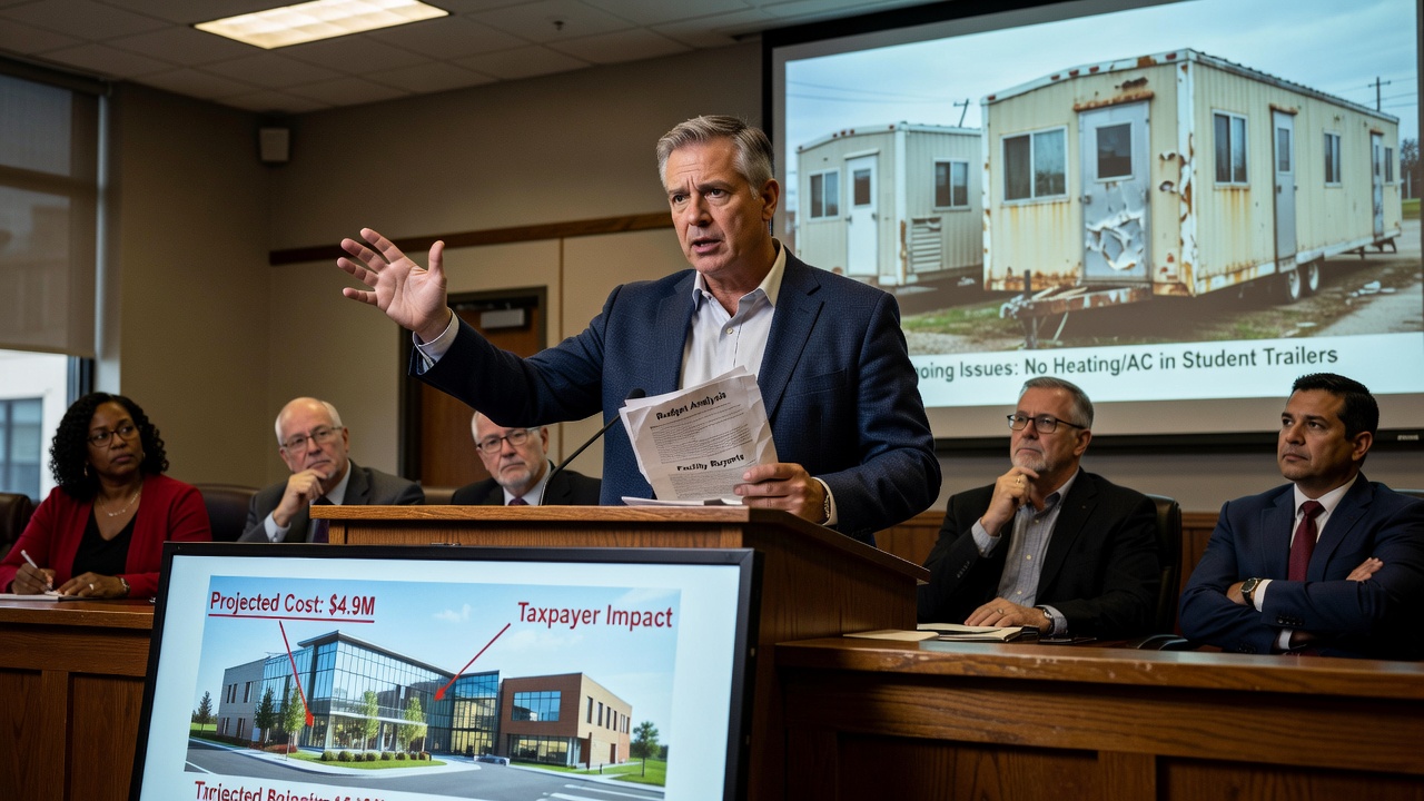 Franklin City School Board Debates Costly Project Amid Student Facility Concerns