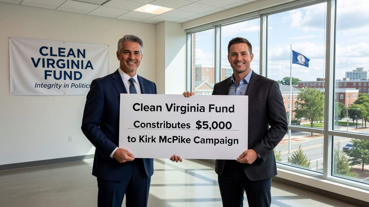 Clean Virginia Fund Contributes $5,000 to Kirk McPike Campaign