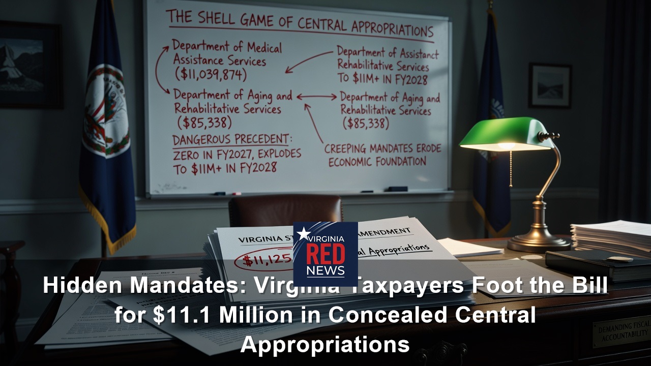 Hidden Mandates: Virginia Taxpayers Foot the Bill for $11.1 Million in Concealed Central Appropriations