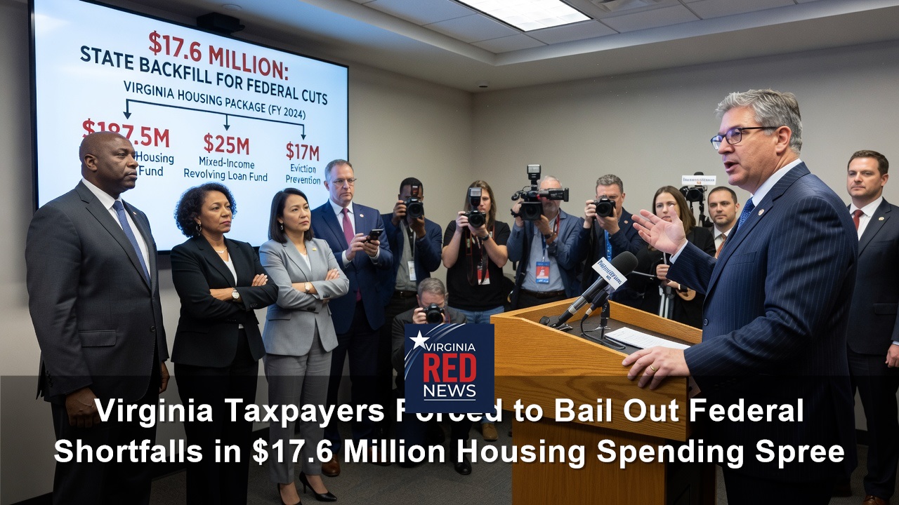 Virginia Taxpayers Forced to Bail Out Federal Shortfalls in $17.6 Million Housing Spending Spree