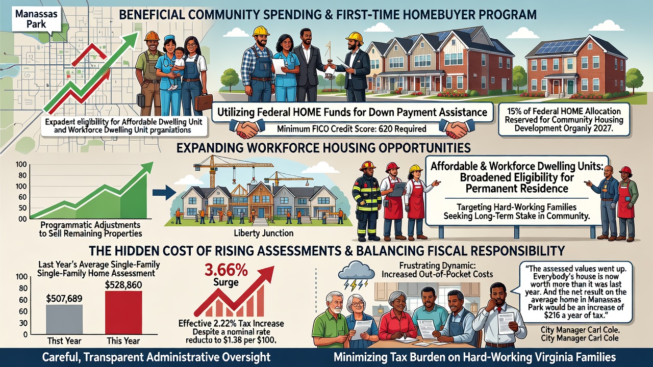 Manassas Park Advances Homeownership Programs Amidst Rising Property Tax Burdens