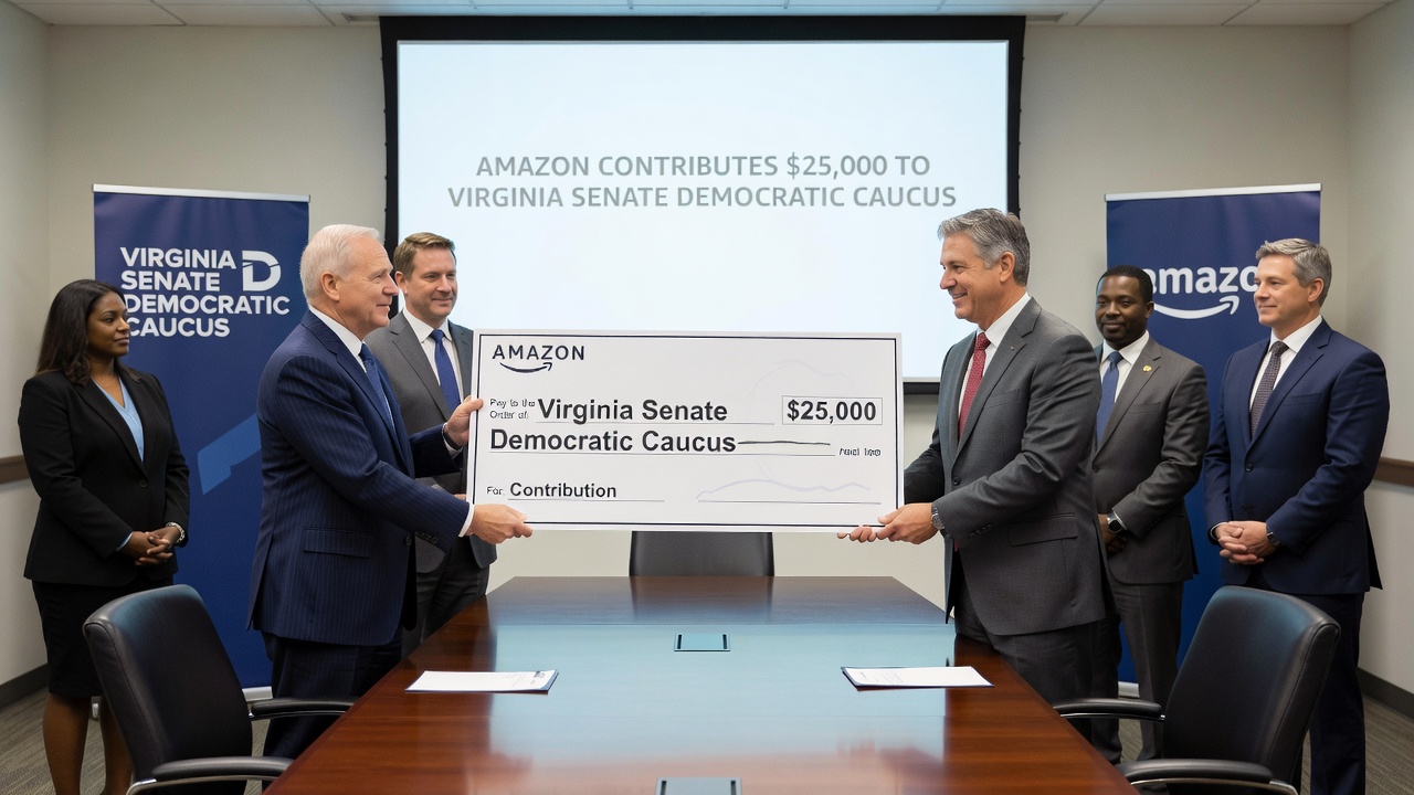 Amazon Contributes $25,000 to Senate Democratic Caucus