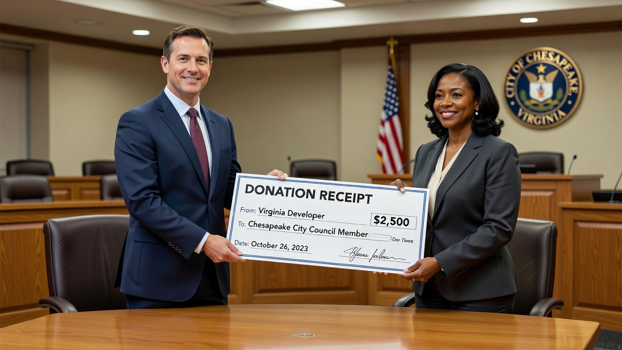 Virginia Land Developer Makes $2,500 Donation to Chesapeake City Council Member Jeff Jefferies