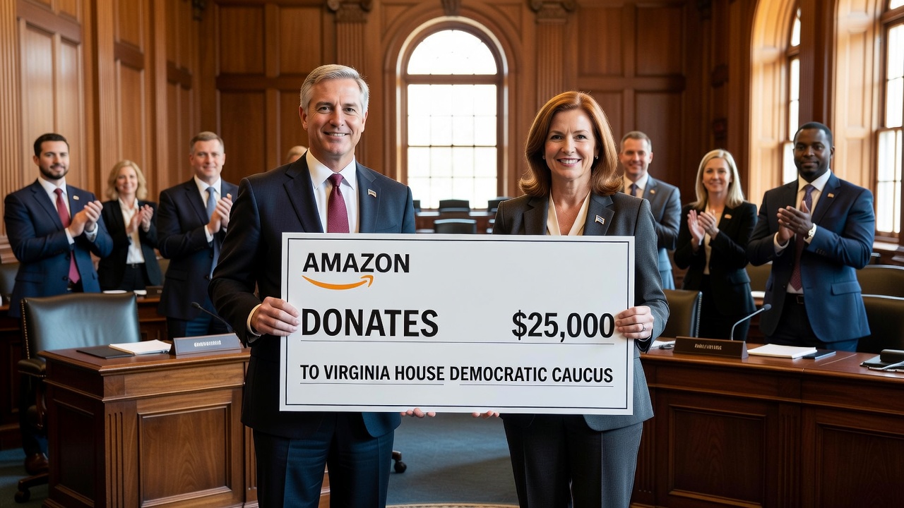 Amazon Donates $25,000 to Virginia House Democratic Caucus