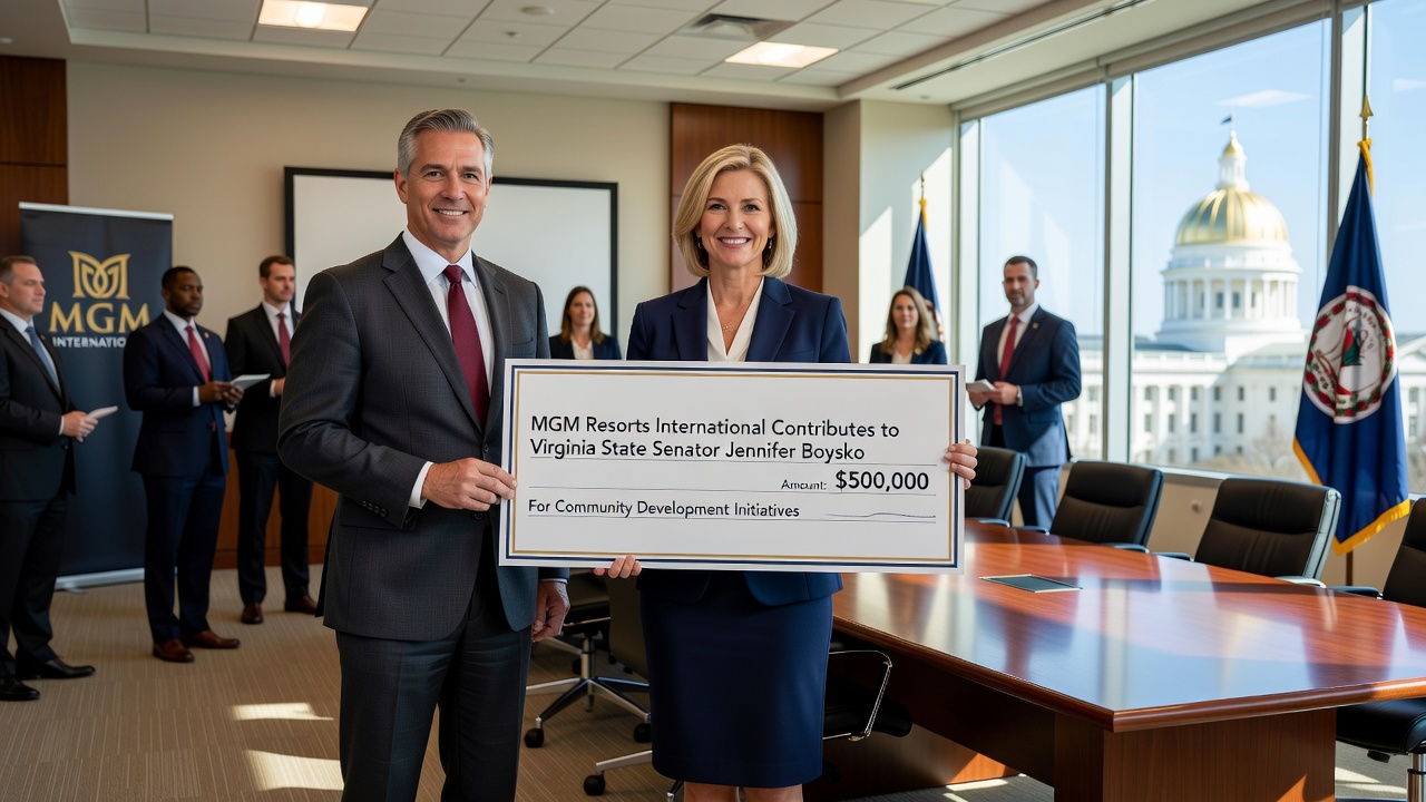 Las Vegas Casino MGM Resorts International Contributes to Virginia State Senator Jennifer Boysko