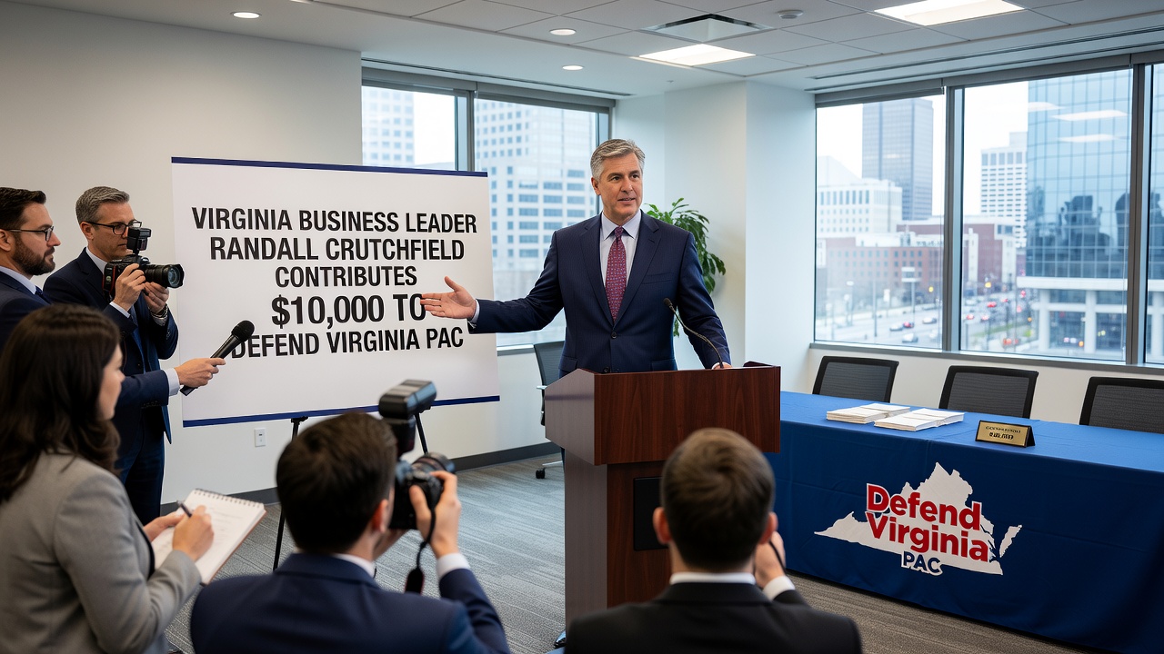 Virginia Business Leader Randall Crutchfield Contributes $10,000 to Defend Virginia PAC