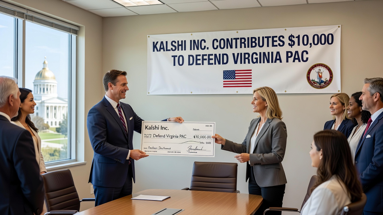 Kalshi Inc Contributes $10,000 to Defend Virginia PAC