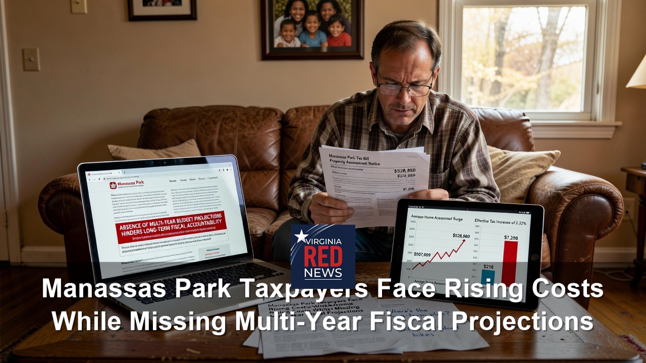 Manassas Park Taxpayers Face Rising Costs While Missing Multi-Year Fiscal Projections