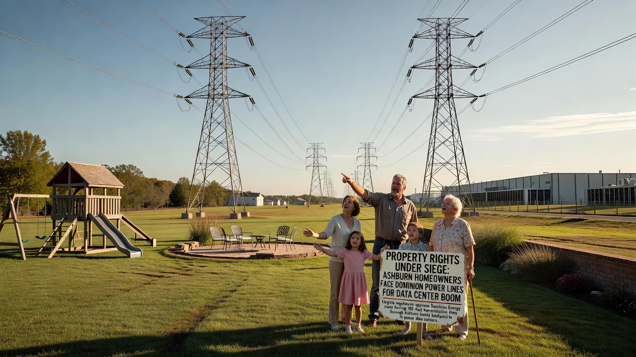Ashburn Homeowners Face Dominion Power Lines for Data Center Boom