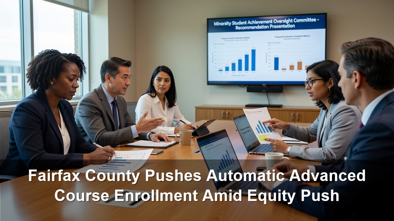 Fairfax County Pushes Automatic Advanced Course Enrollment Amid Equity Push