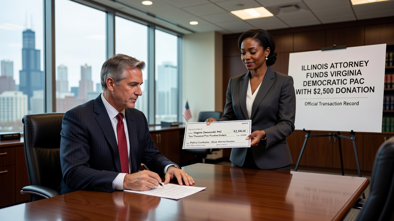Illinois Attorney Funds Virginia Democratic PAC with $2,500 Donation