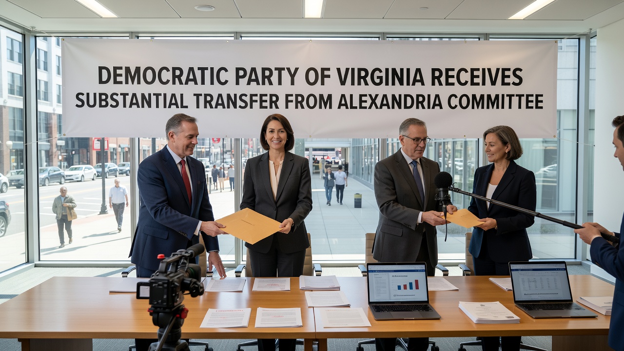 Democratic Party of Virginia Receives Substantial Transfer from Alexandria Committee