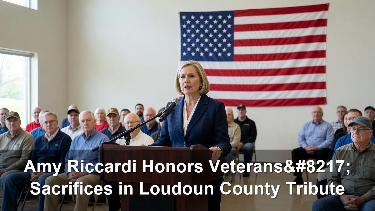 Amy Riccardi Honors Veterans’ Sacrifices in Loudoun County Tribute
