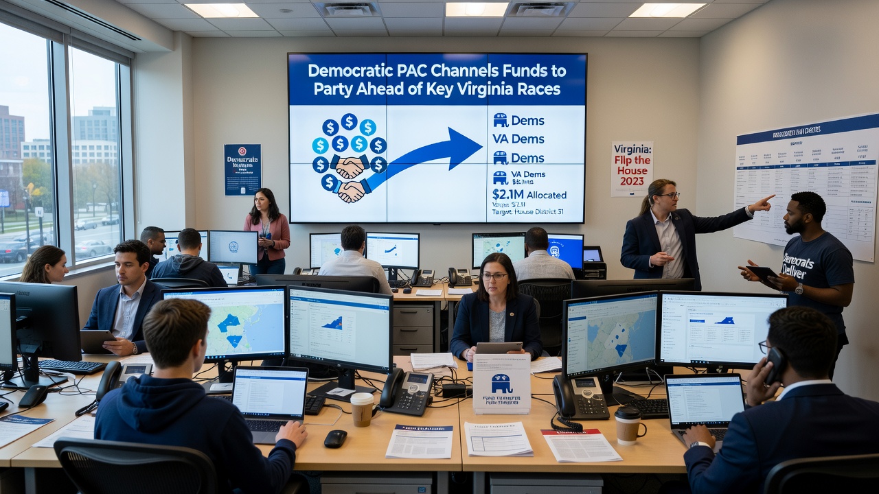 Casino’s fund Democrat PAC Ahead of Key Virginia Races