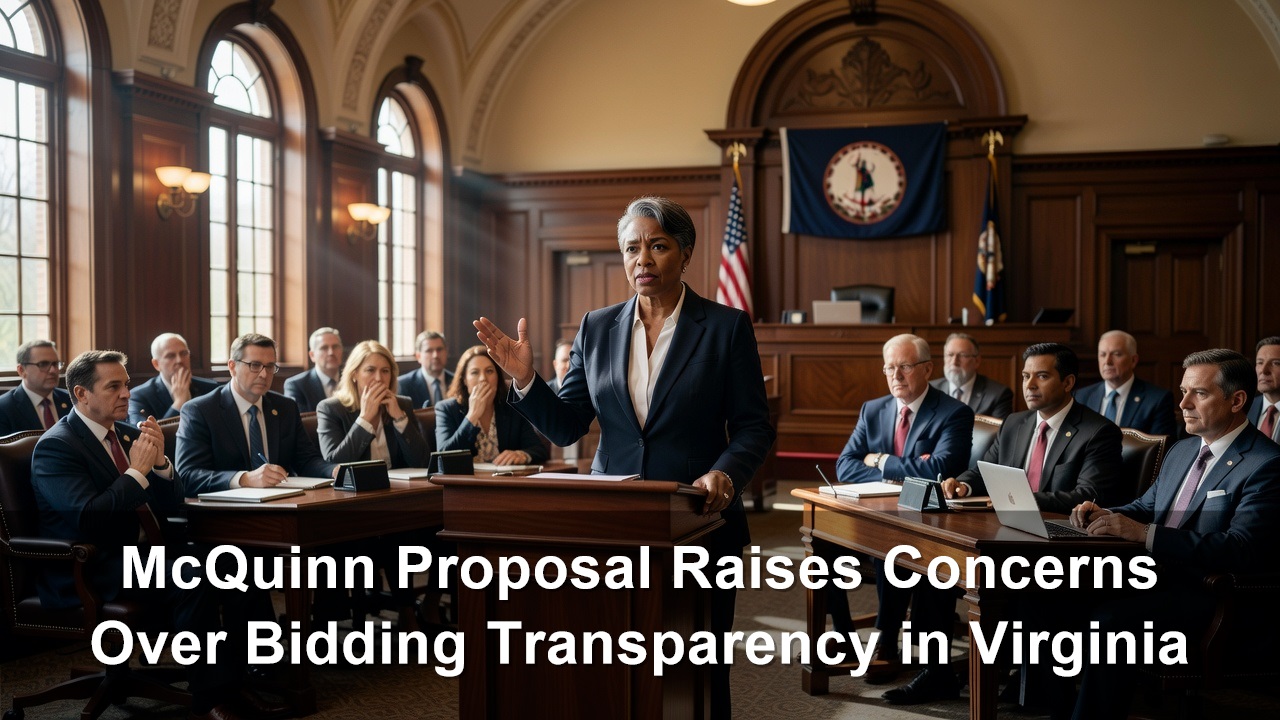 Delegate Delores McQuinn Proposal Raises Concerns Over Bidding Transparency in Virginia